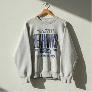Vintage Seattle 1988 AFC West Football Sweatshirt, Retro NFL Shirt Tee